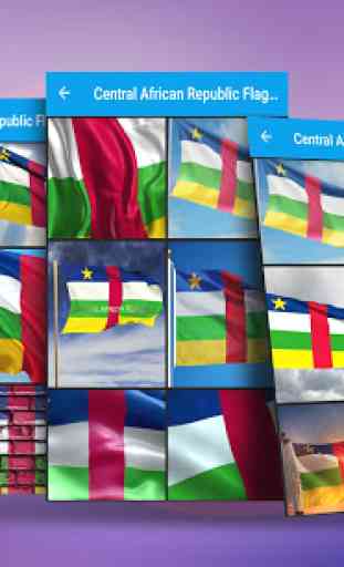 Central African Republic Flag Wallpaper 2