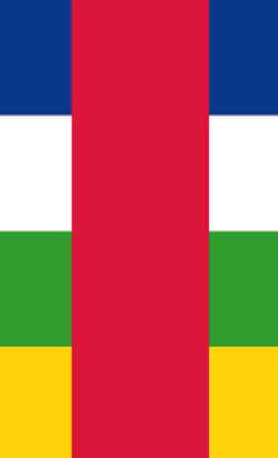 Central African Republic Flag Wallpaper 4