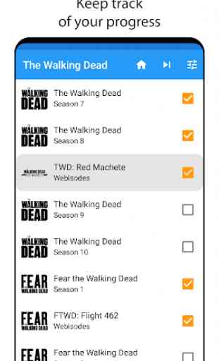 Checklist for The Walking Dead 4