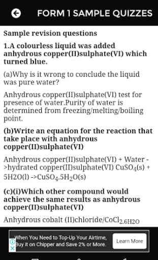 CHEMISTRY REVISION NOTES 3