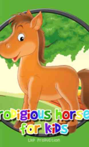 chevaux prodigieux pour les enfants - jeu gratuit 1