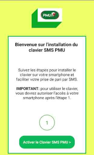 Clavier SMS PMU 3