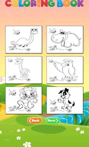 Coloriage animaux pour les enfants 3