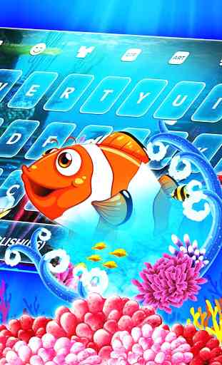 Coral Fish - Animated Keyboard Theme 1