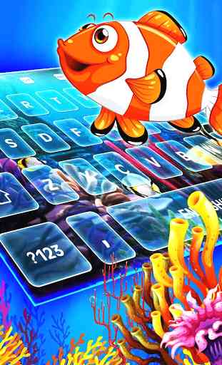 Coral Fish - Animated Keyboard Theme 2