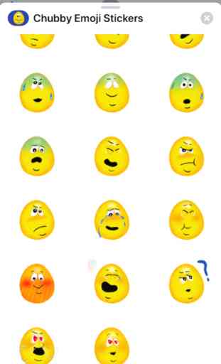Emoji joufflu autocollants 4