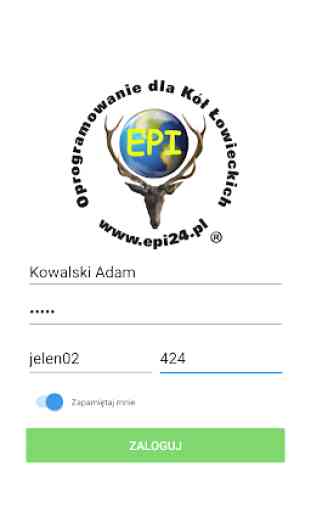 EPI24 - Elektroniczna Ewidencja Polowań 1