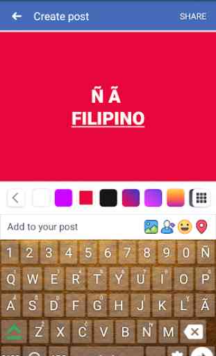 Filipino English Keyboard  : Infra Keyboard 3