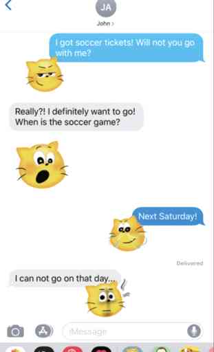 Funny Cat Emoji autocollants ! 1