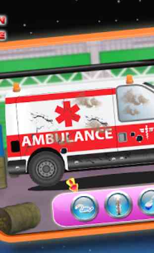 Garage de réparation d'ambulance jeu 4