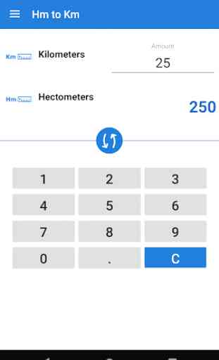 Hectometers to Kilometers / Hm to Km Converter 2