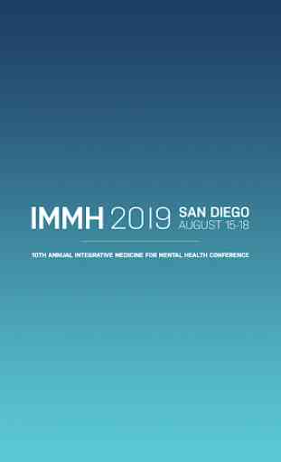 IMMH 2019 Conference 1