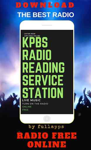 KPBS Radio Reading Service ONLINE FREE APP RADIO 1