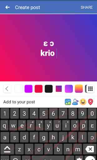 Krio English Keyboard  : Infra Keyboard 2