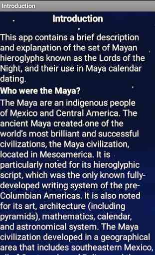 Mayan Glyphs: Lords of the Night (Maya Calendar) 4