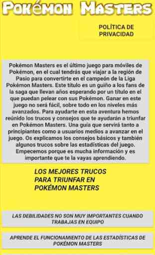 Mejores trucos para pokemon masters 1