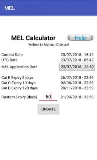 MEL Calculator 1