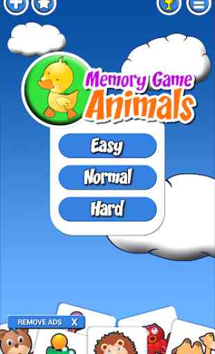 Memory Game Animals 1