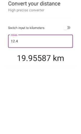 Miles to kilometers converter 1