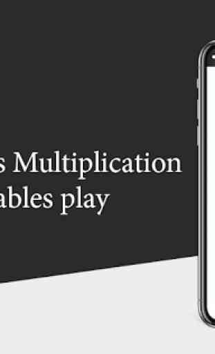 Multiplication Table, Learn and Play App 1