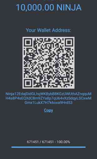 NinjaCoin Mobile Wallet 1