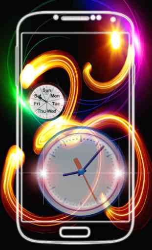 Om Clock Live Wallpaper 4