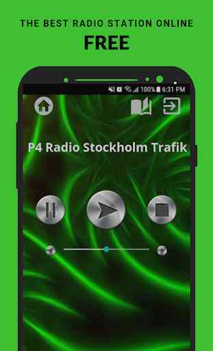 P4 Radio Stockholm Trafik SR App FM SE Fri Online 1