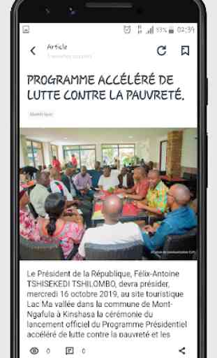 Présidence RDC - Portail mobile de la RDCongo 1