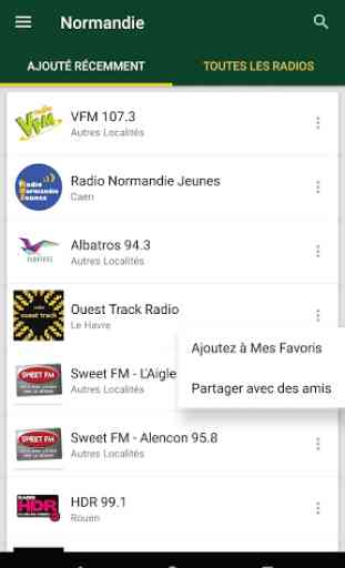 Stations Radio de Normandie - France 1