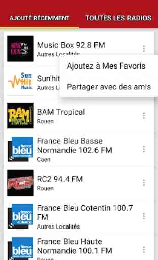 Stations Radio de Normandie - France 2