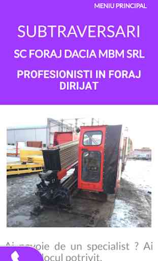 Subtraversari Foraj Dacia MBM 1