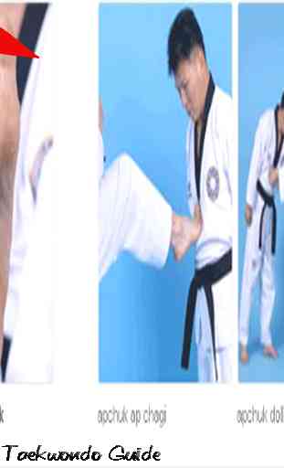 Techniques de base du mouvement de taekwondo 4