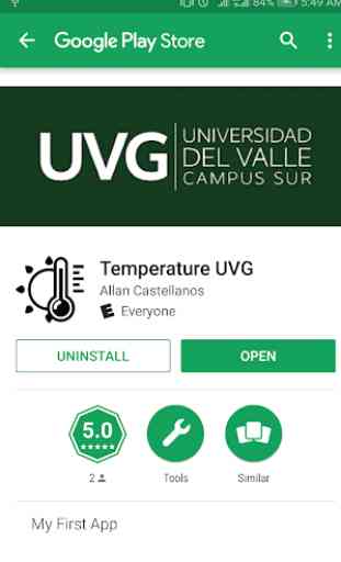 Temperature UVG 4
