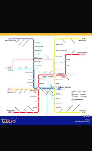 Toulouse Metro & Tram Map 1