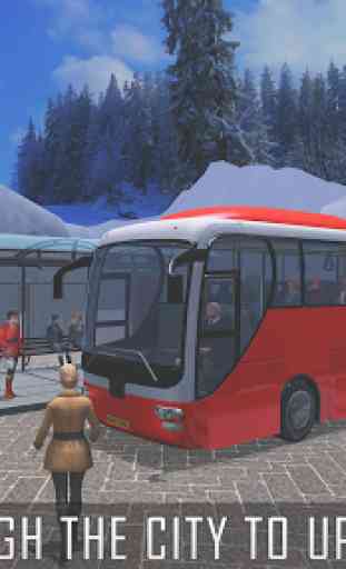 Tourist Coach Bus Uphill Driving 2