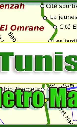Tunis Metro Map Offline 1