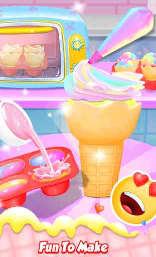 Unicorn Cupcake - Trendy Rainbow Unicorn Food 4