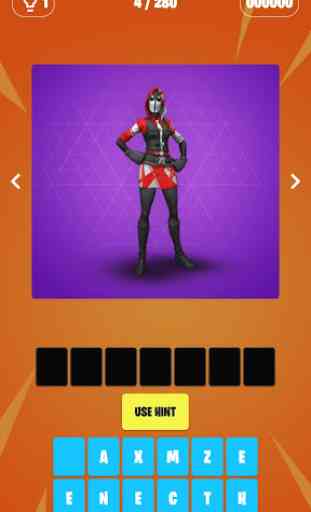 Unofficial Quiz for Fortnite skins 1