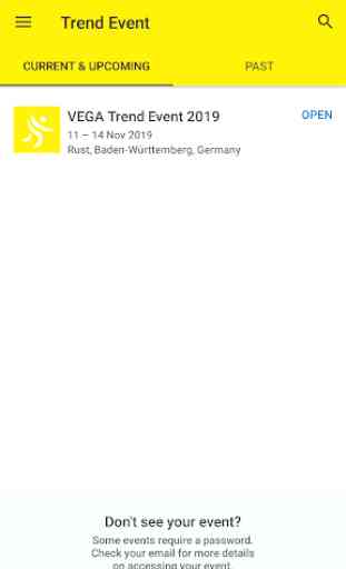 VEGA Trend Event 1
