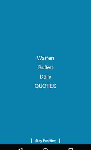 Warren Buffett Daily Quotes 1