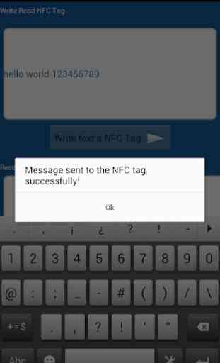 Write and Read NFC Tag 1