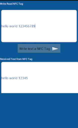 Write and Read NFC Tag 2