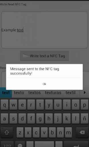 Write Read Text NFC Tag 1