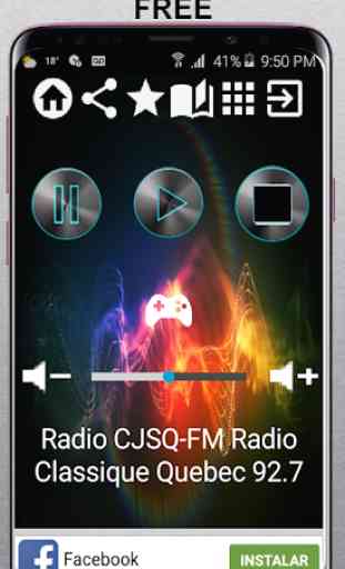 CA Radio CJSQ-FM Radio Classique Quebec 92.7 FM Ap 1