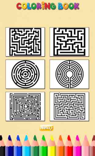 Le Labyrinthe Coloring Book: Apprenez à trouver le trésor en labyrinthe, jeux gratuits pour les enfants 2