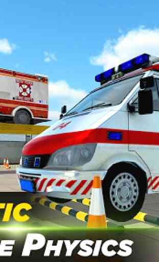 Ambulance Parking Game Simulator 3D 2