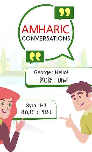 Amharic English Conversations – Speak Amharic 1