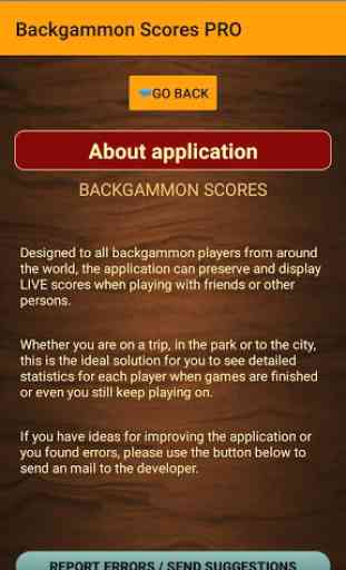 Backgammon Scores PRO 2