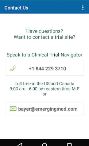 Bayer Oncology Trial Finder 4