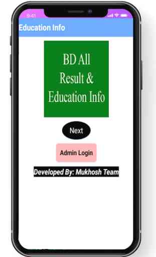 BD Result and Education Info 1